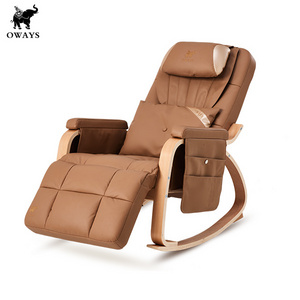 OWAYS OEM ODM Living Room Furniture Luxury Wooden Massage Chair Zero Gravity