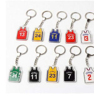 NBA popular Jersey keychain James George Harden Kobe Durant Owen key chain pendant gift