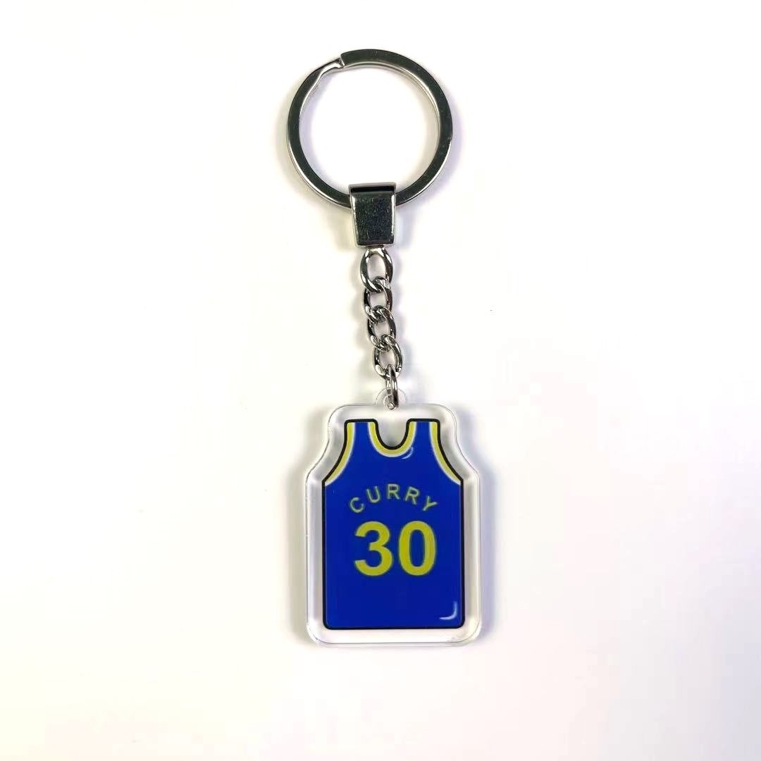 NBA popular Jersey keychain James George Harden Kobe Durant Owen key chain pendant gift