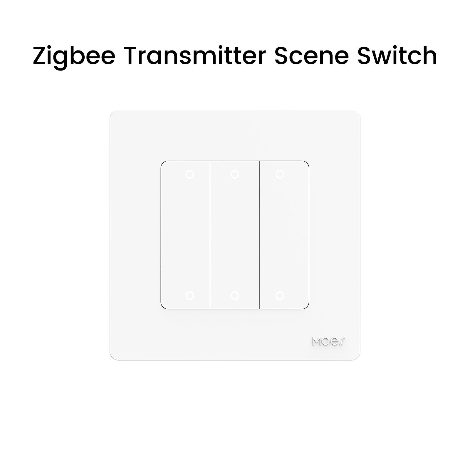 Zigbee 3.0 Tuya Smart Home 10A Light Transmitter Scene Switches Alexa Voice Control Smart Wall Push Button Switch