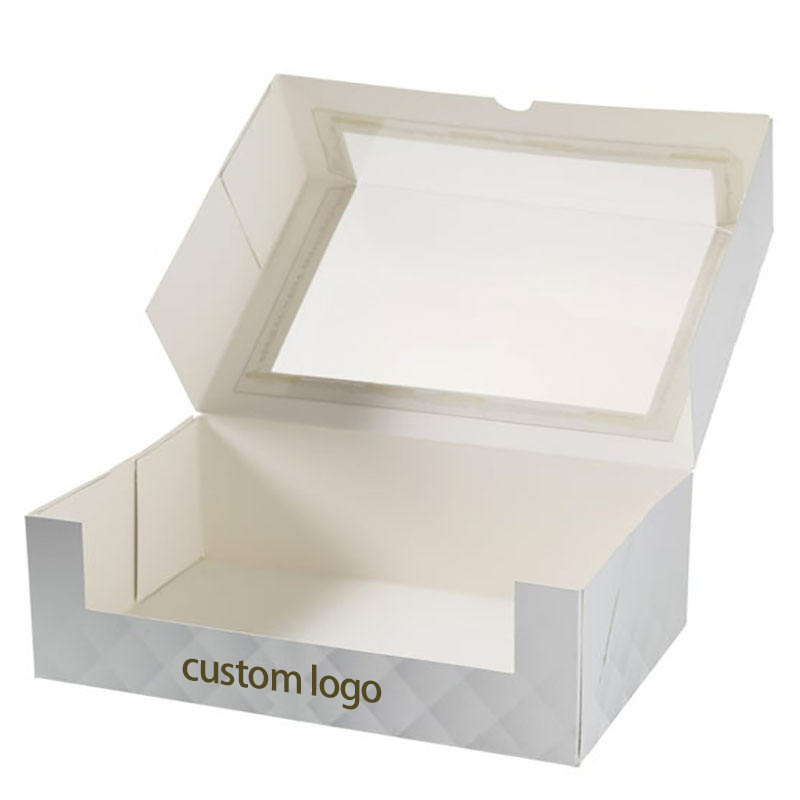 Emballages alimentaires Coffret gateau packing clear window cake dessert box packaging boxes for food and pastries