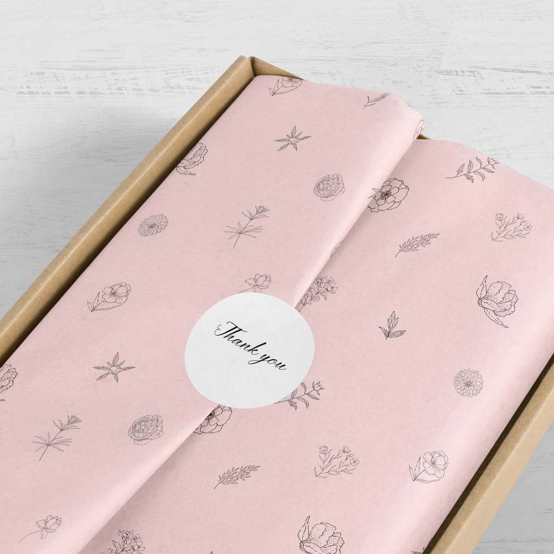 High Quality Wholesale Eco Friendly Tissue Paper Custom Printed Logo Wrapping Paper For Packaging Clothes