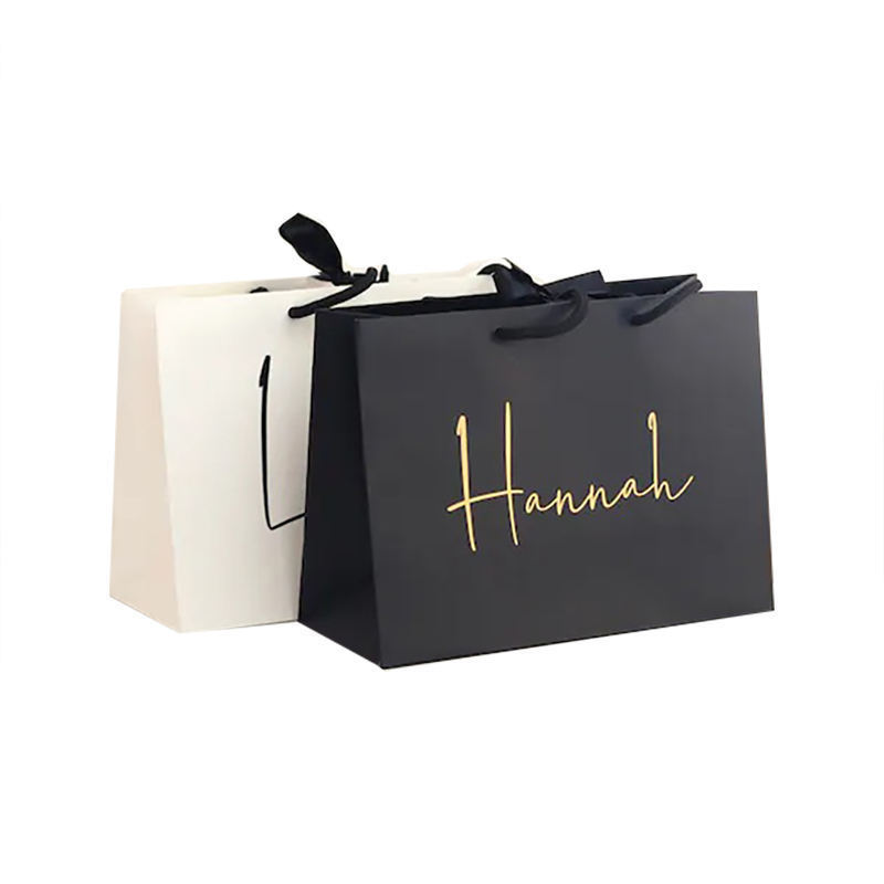 Custom Printing Fashion Luxury Shopping Bag Recyclable Packaging Bag Gift Paper Bag with Handles