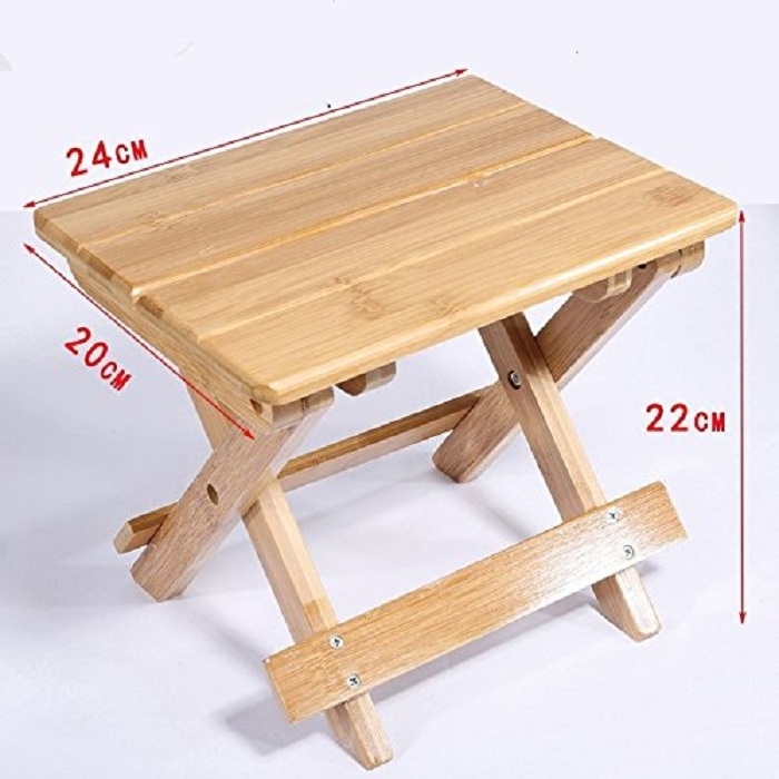 Custom Folding Bamboo Stool Living Room Folding Chair Foldingst Household Bench Shower Foot Rest For Wholesale