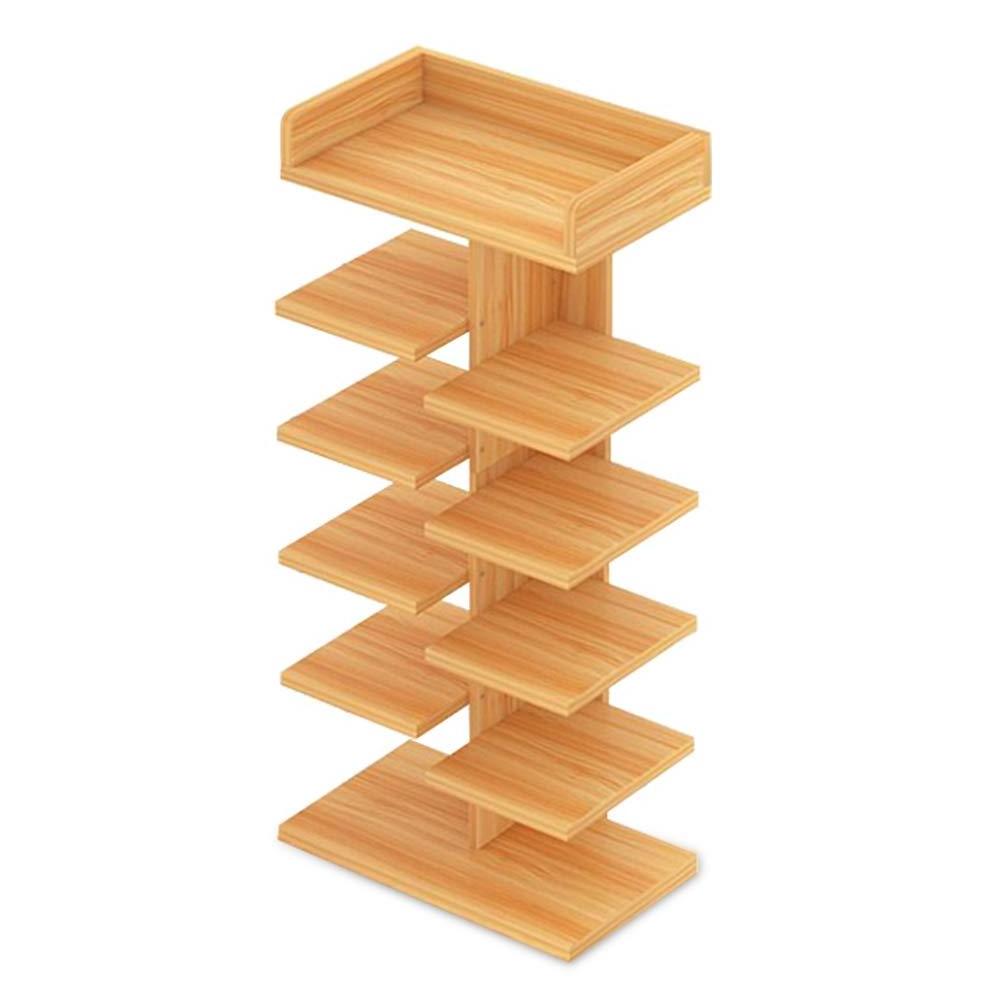 Wood Shoe Rack 6 Tier Modern Entryway Shoe Storage Rack Wood Shoe Rack