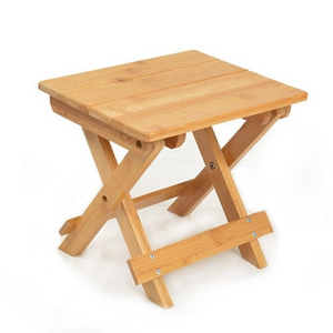 Custom Bamboo Folding Stool Living Room Folding Chair Foldingst Household Bench Shower Foot Rest For Wholesale