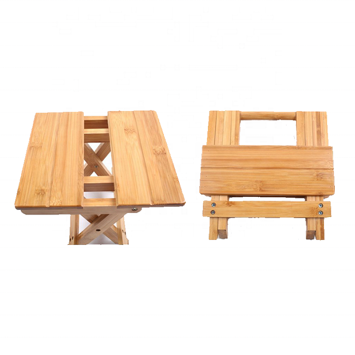 Custom Bamboo Folding Stool Living Room Folding Chair Foldingst Household Bench Shower Foot Rest For Wholesale