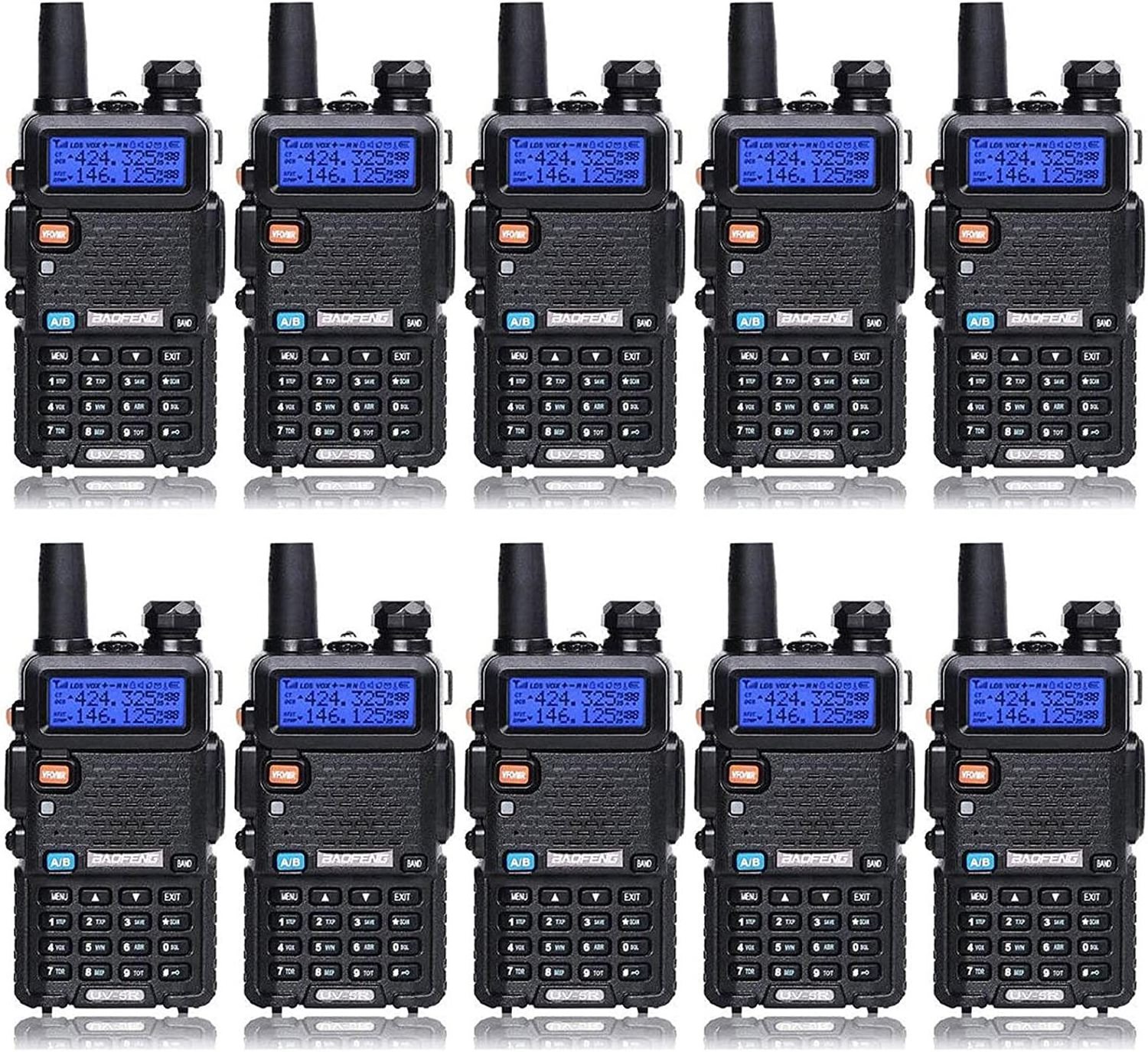 Best Selling CE UV5R Dual-band VHF UHF Radio Original Baofeng UV-5R Walkie Talkie 5W Long Distance Talk Range 3-5km