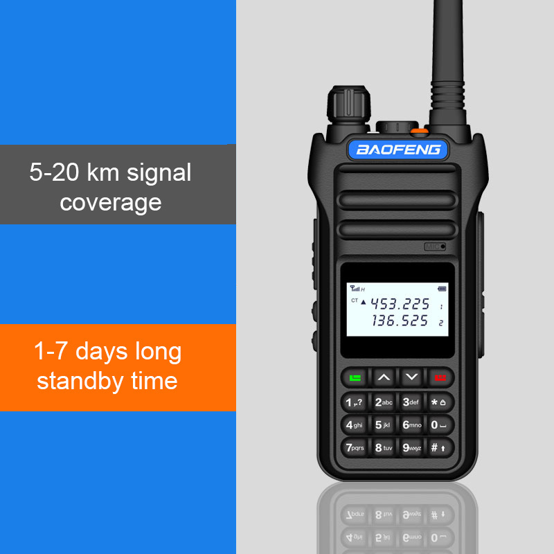 BAOFENG BF-8000D (UV-88) 10W High Power Walkie Talkie 2800mah 20KM Long Range Portable Handheld Two Way Radio UV Dual Band New