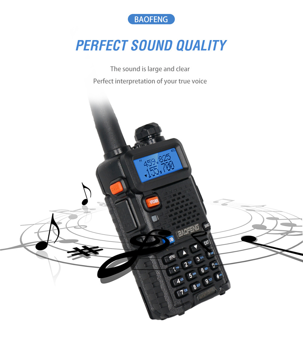 Walkie talkie Baofeng handy talkie UHF VHF UV-5R handheld radio two way radio UV5R walkie-talkie dual band woki toki