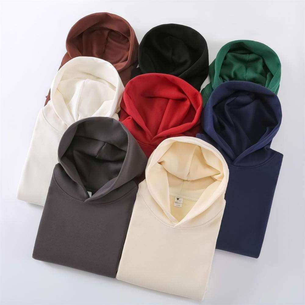 Wholesale Cotton Hoodie Pullover stock High Quality Mens Blank Oversized Fleece Hoodie