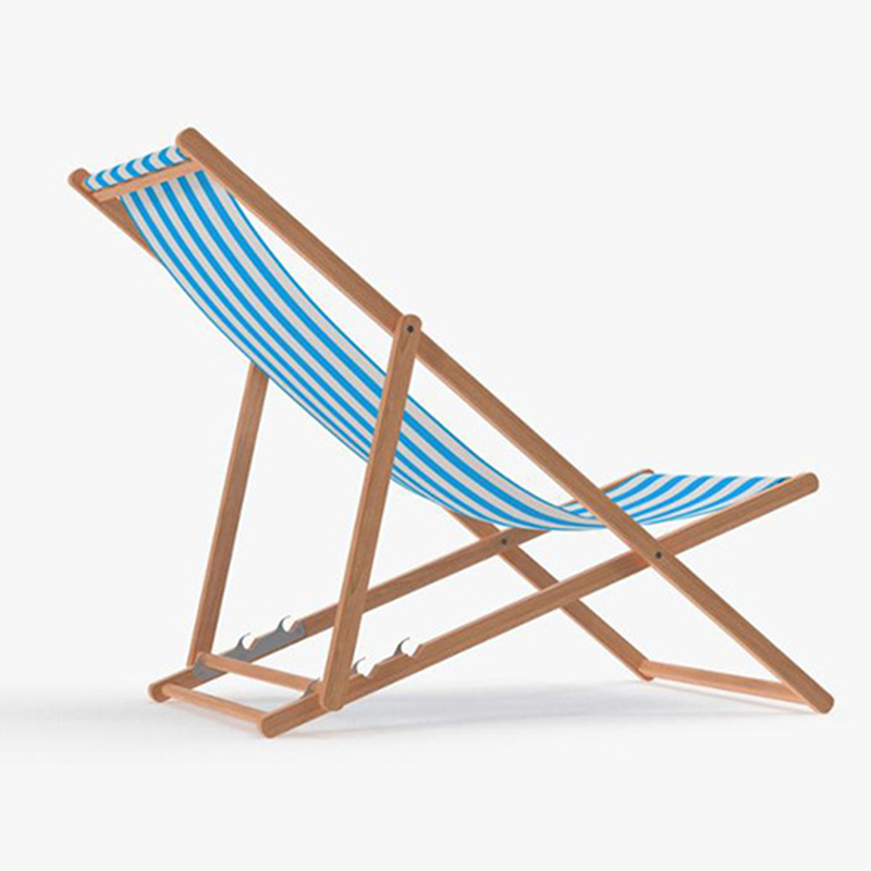 Outdoor Adjustable Sun Loungers Portable Folding Sea Relax Leisure Summer Recliner Wooden Beach Chair Wholesale