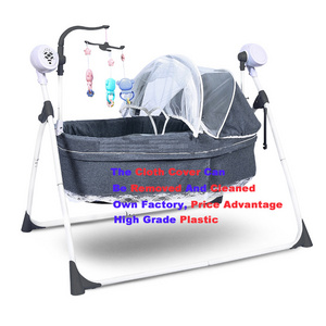 China high quality and cheap baby swing bed 303 baby electric cradle swing