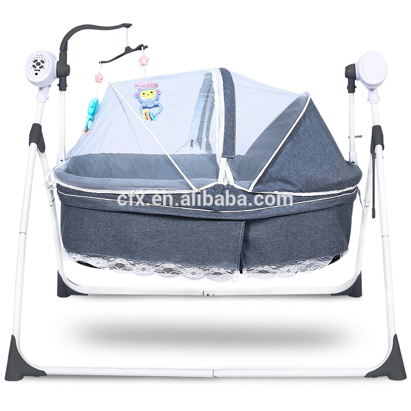 China high quality and cheap baby swing bed 303 baby electric cradle swing