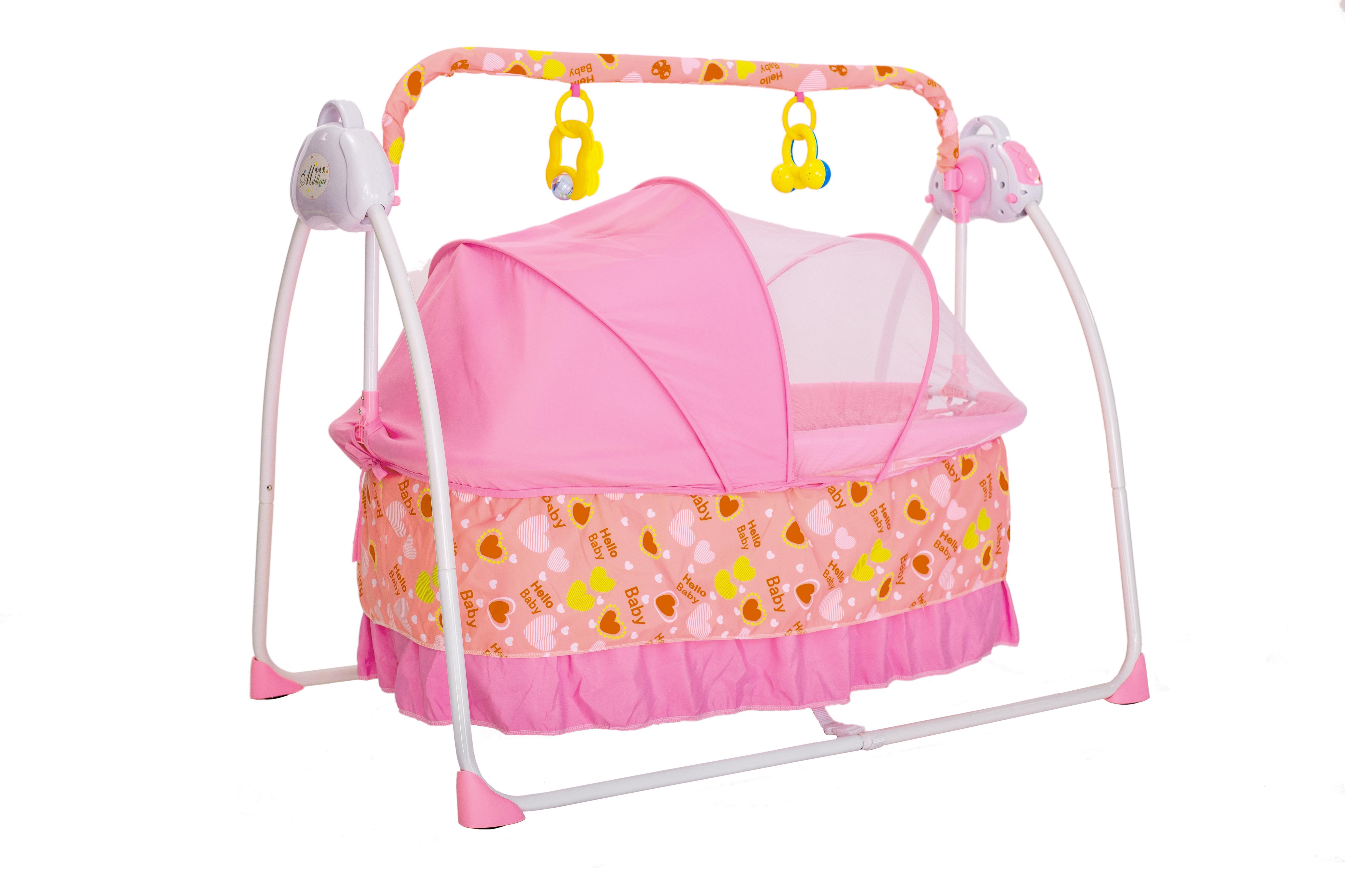 Baby swing crib electric cradle 508 automatic swing baby crib baby folding bed