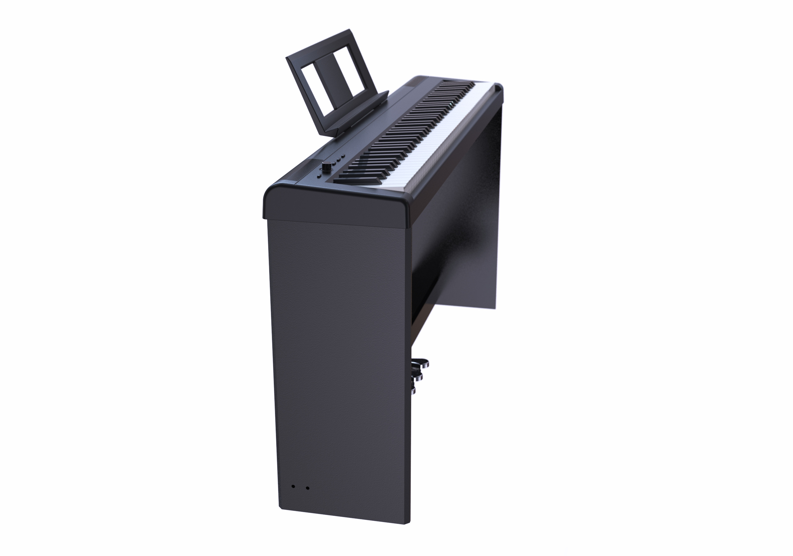 The Hot Sale Digital Mini Piano 210 88 Weighted Keys Keyboard Stylish Black Music plastic Shell Style Electronic Instrument