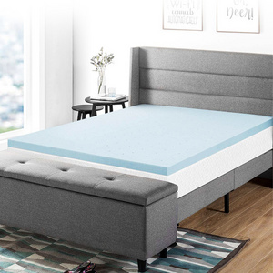 High quality Queen size soft luxury cooling GEL memory foam mattress topper