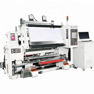 Hot sale new type high speed automatic label stretch film rewinding machine