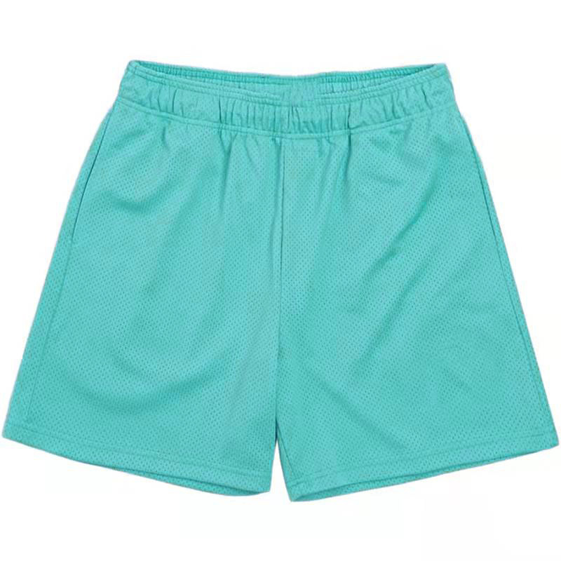 Wholesale  Basketball shorts plain design Quick Dry bird eye mesh fabric men's gym shorts