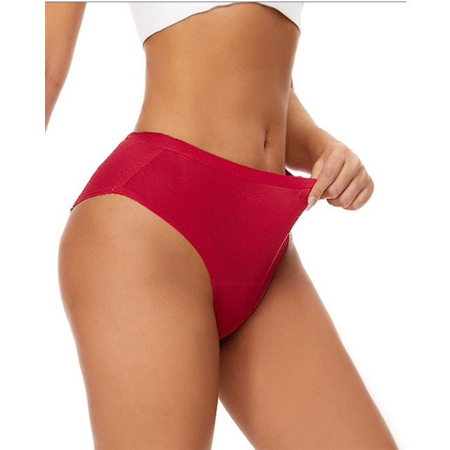 Women's Breathable Soft Cotton Seamless Panties XL Hipster Fashion Underwear with Logo Breathable Soft Seamless Briefs