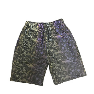 high light glow super popular hip hop street wear men women rainbow printing reflective fashion casual safety shorts