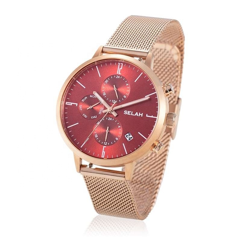 Sapphire Glass  Relojes 10ATM Hombre Minimalist Custom 38mm women watched Luxury Quartz 316L Stainless Steel Stock ladies watch