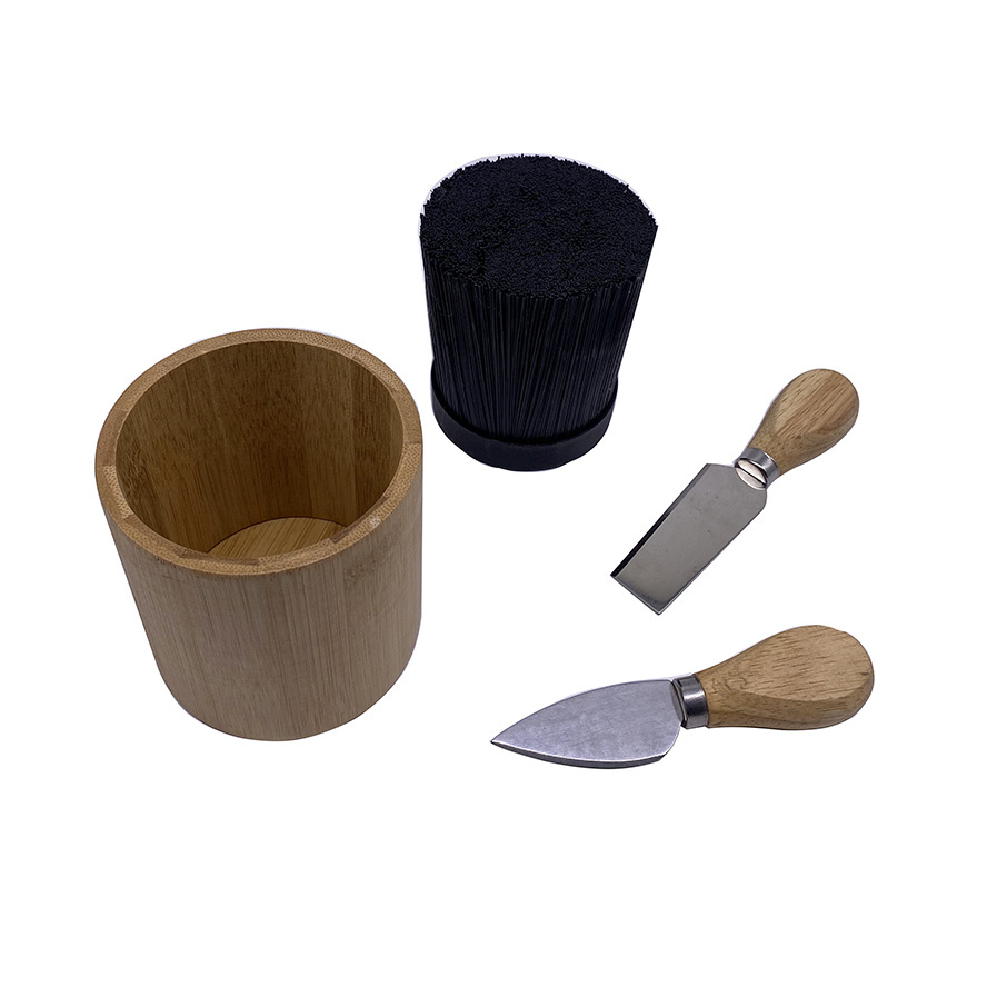 Eco-Friendly Bamboo Knife Holder For Safe Space Saver Knives Storage Countertop