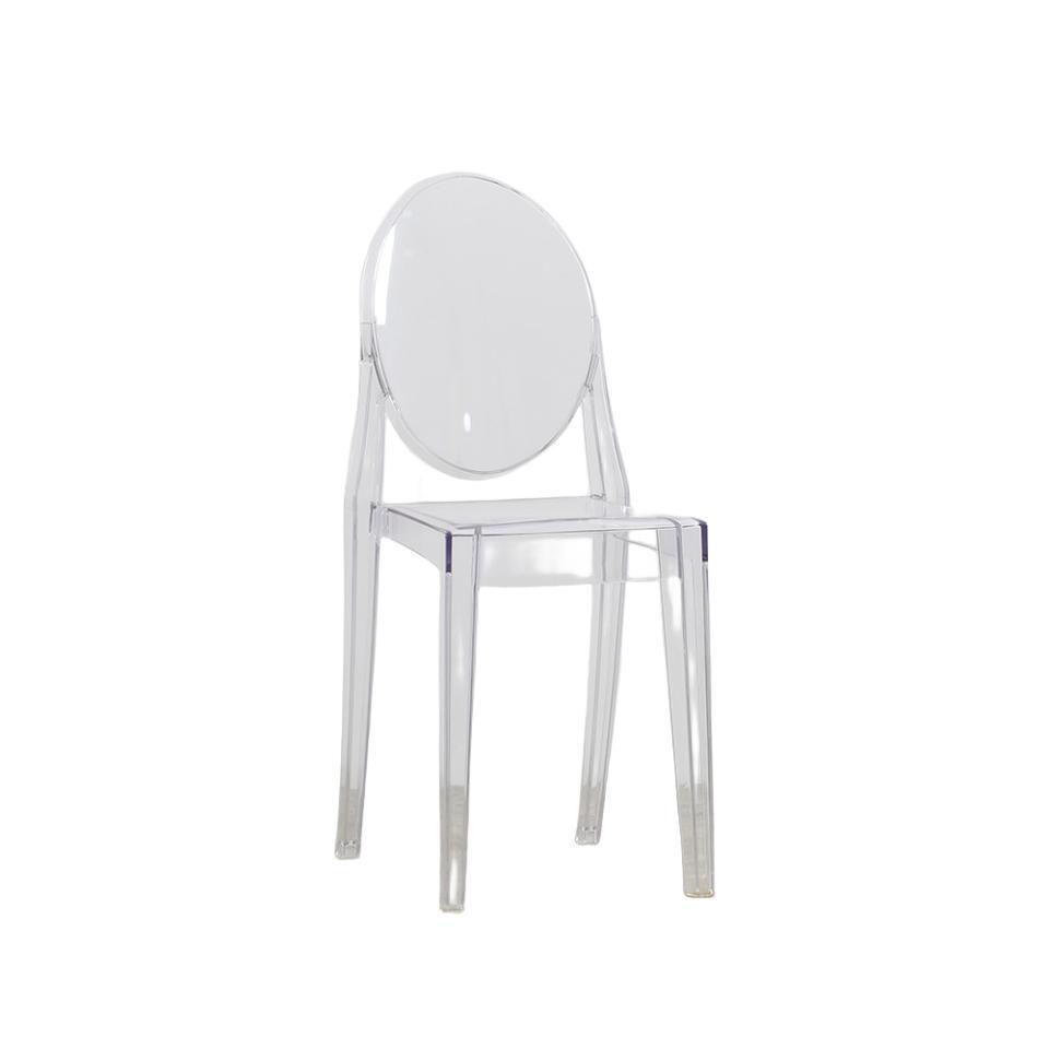 Wholesale Modern Armless Stackable Chair Wedding Party Plastic Crystal Acrylic Transparent Clear Ghost Chair for Event Sillas