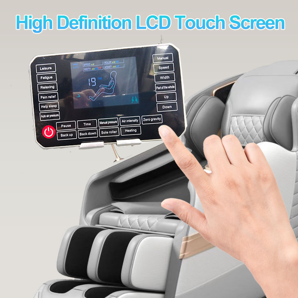 electric shiatsu human touch 8d massage chair full body 8d zero gravity luxury