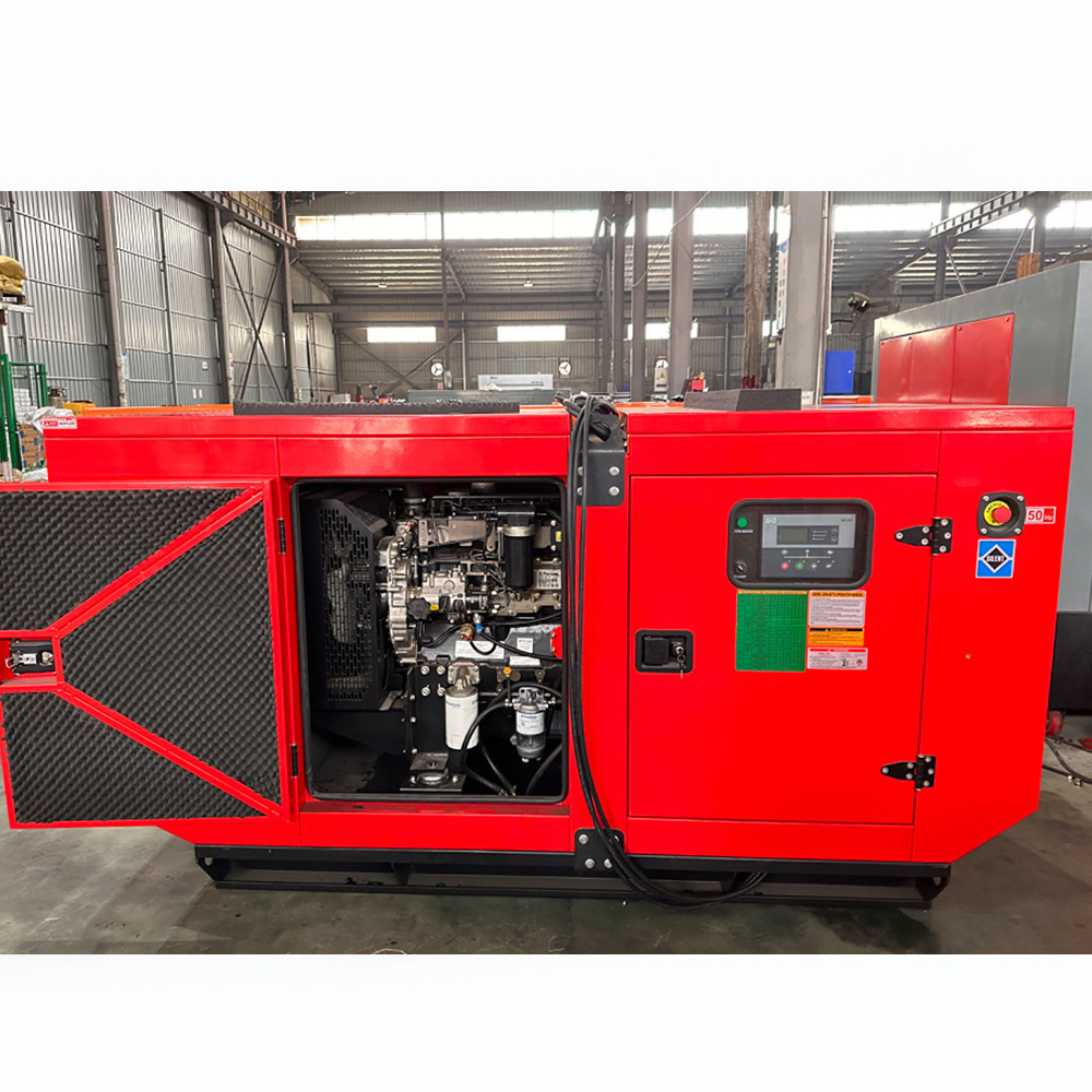 water cooled 30000 watt 30kw 30 kva generator diesel 30kv 30 kva silent set