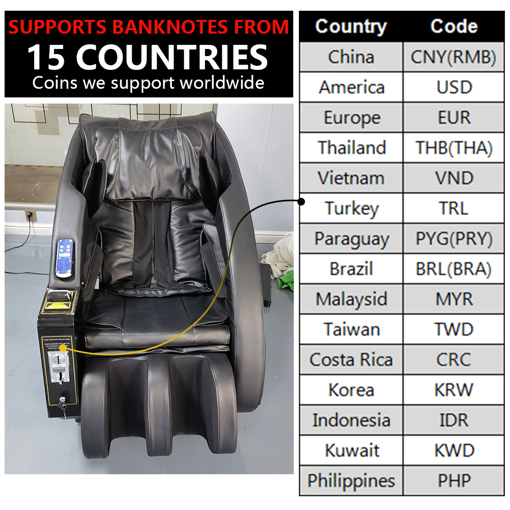 vending massage chair 4d full body coin operated credit card operated vending massage chair vending machine qrcode