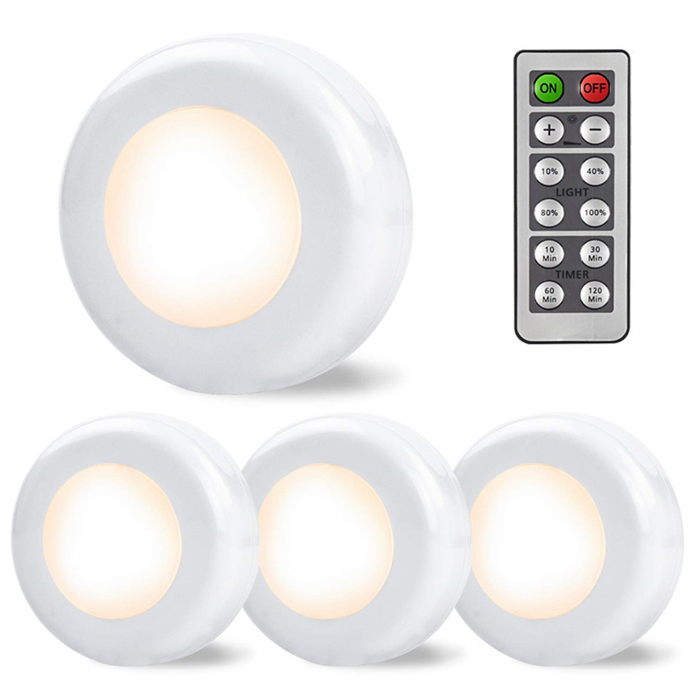 High lumen remote controlled battery operated led cabinet light remote control light Led under cabinet light