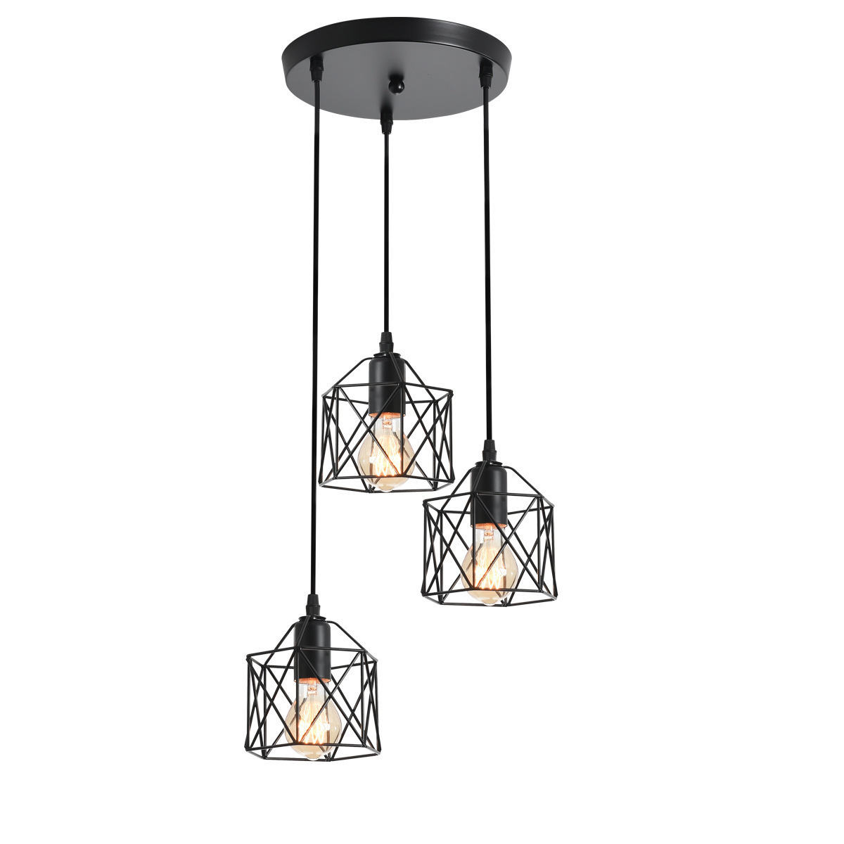 Bird Cage Nordic Simple Pendant Lighting Hanging Ceiling Lighting Fixture