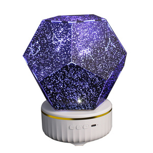 Galaxy Star LED Night Light Projector Bluetooth Music Player Rotating Galaxy Star LED Lamp with Adjustable Lights