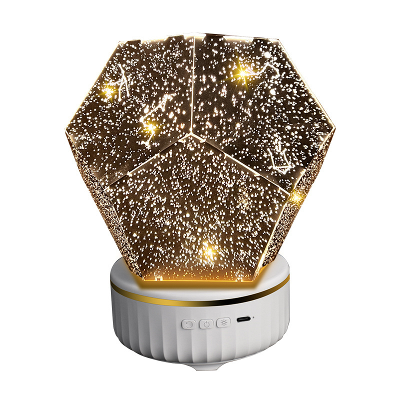 Galaxy Star LED Night Light Projector Bluetooth Music Player Rotating Galaxy Star LED Lamp with Adjustable Lights