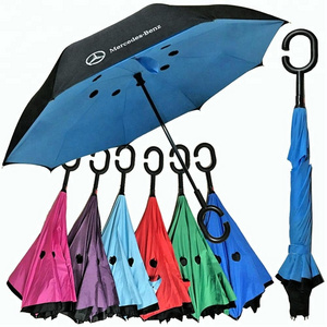 waterproof newest chinese windproof double layer inverse umbrella