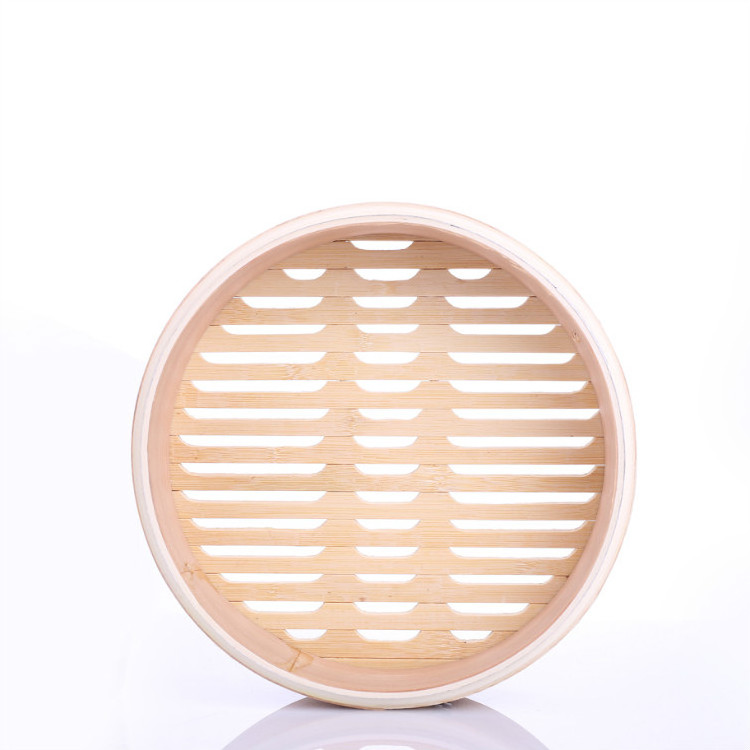 Hot sale new trend high quality 3 tiers made of bamboo 12 inch sets Chinese baozi bamboo steamer for restaurant steamer