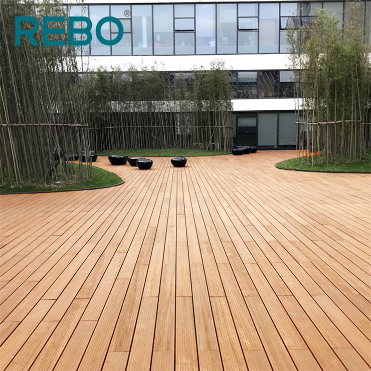 Outdoor bamboo garden decking bamboo composite decking