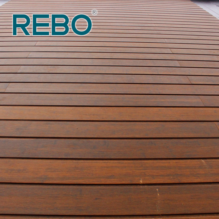 Outdoor waterproof bamboo engineered material wall covering