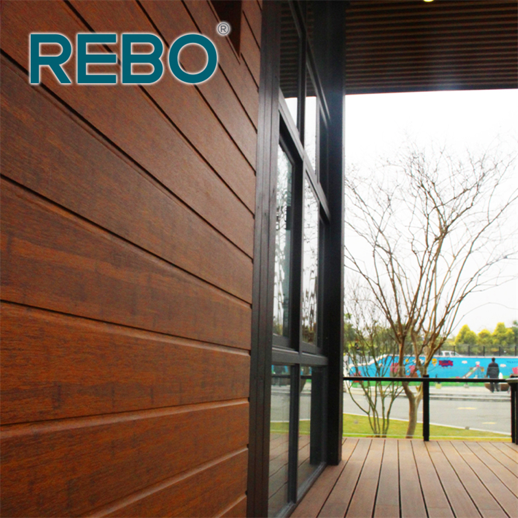 Strand woven bamboo wall panels outdoor cladding board