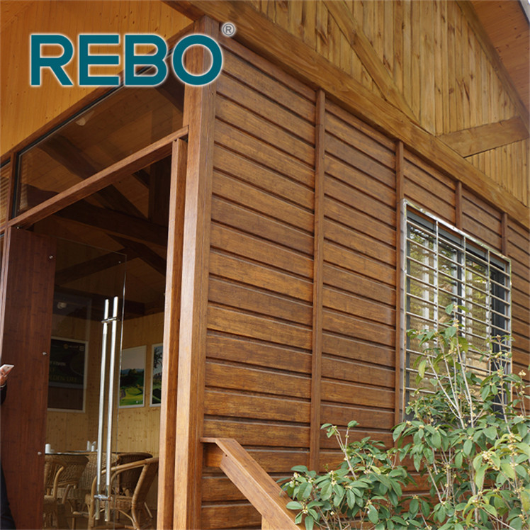 Exterior Bamboo Wood Siding Panel Bamboo Wall Cladding Panel