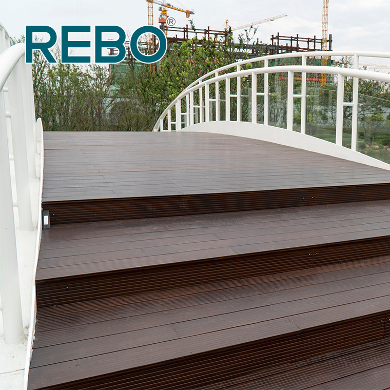 Engineered bamboo European standard terrace flooring