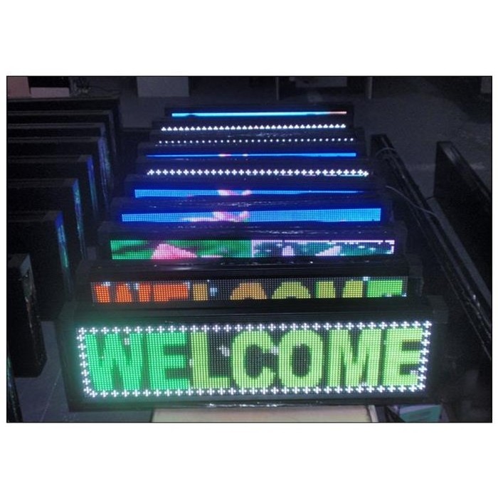 Outdoor RGB P10 LED Message Sign P10 LED Scrolling Text screen Full Color LED Moving Text Display