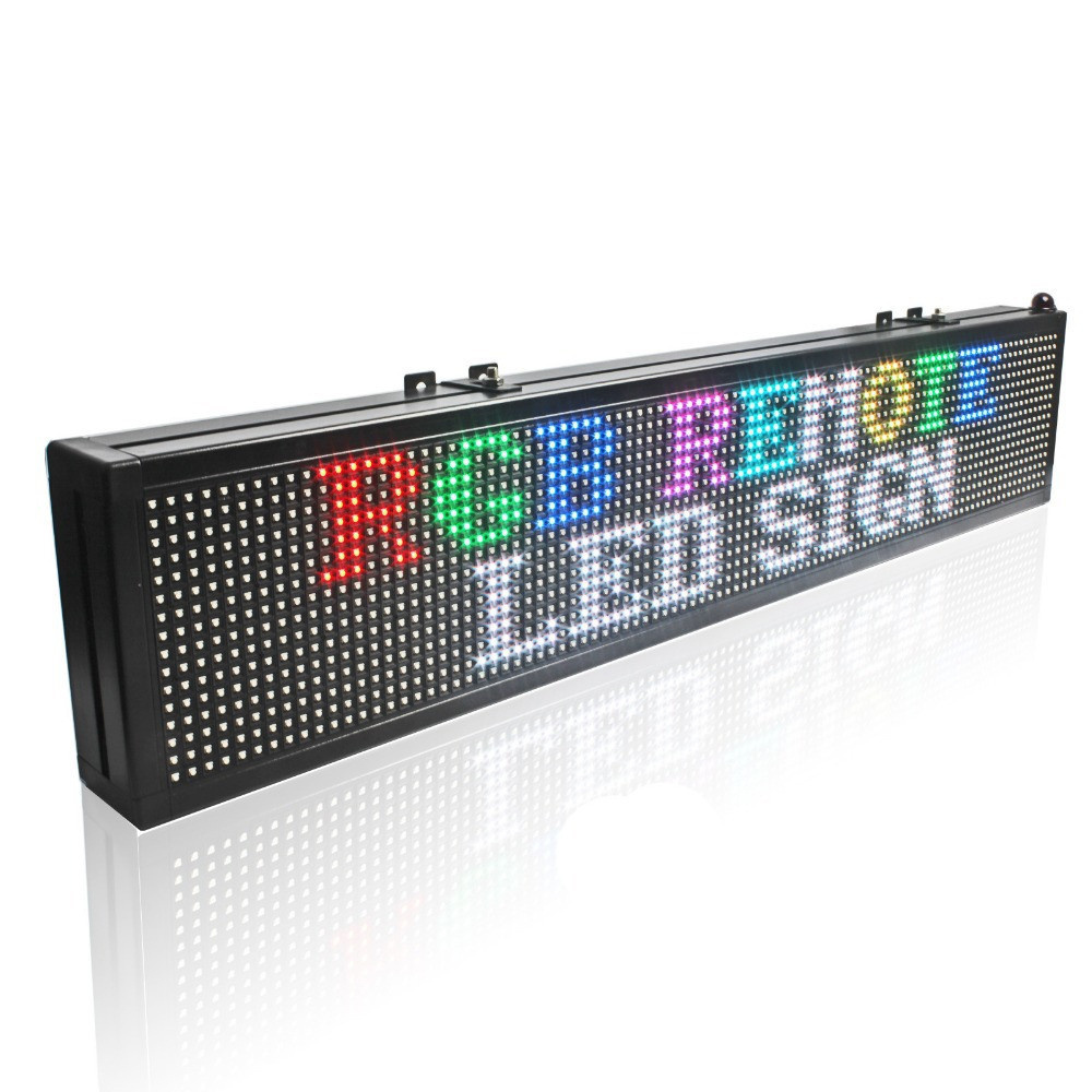 P10 RGB outdoor Text Board for advertising Electronic Moving Message LED scrolling display