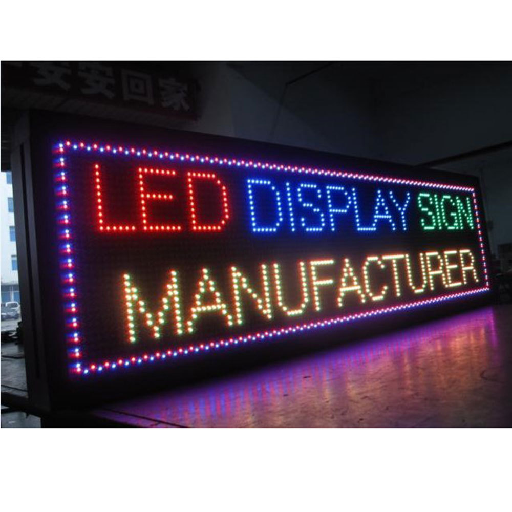 car rear window single color display vehicle running message text led display board