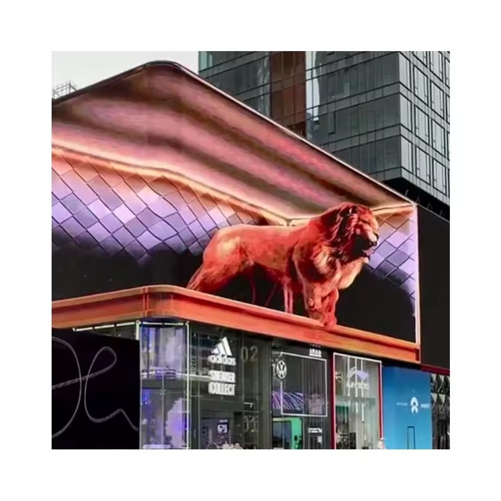 P6 full color matrix Displays Highway advertising pole standing led billboard cheap price outdoor P4 P5 P8 P10 led display