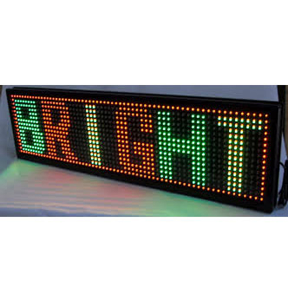 car rear window single color display vehicle running message text led display board