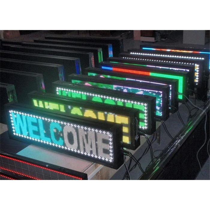 Outdoor RGB P10 LED Message Sign P10 LED Scrolling Text screen Full Color LED Moving Text Display