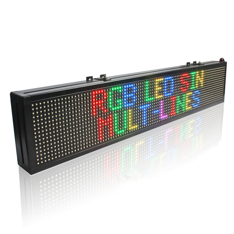 P10 RGB outdoor Text Board for advertising Electronic Moving Message LED scrolling display