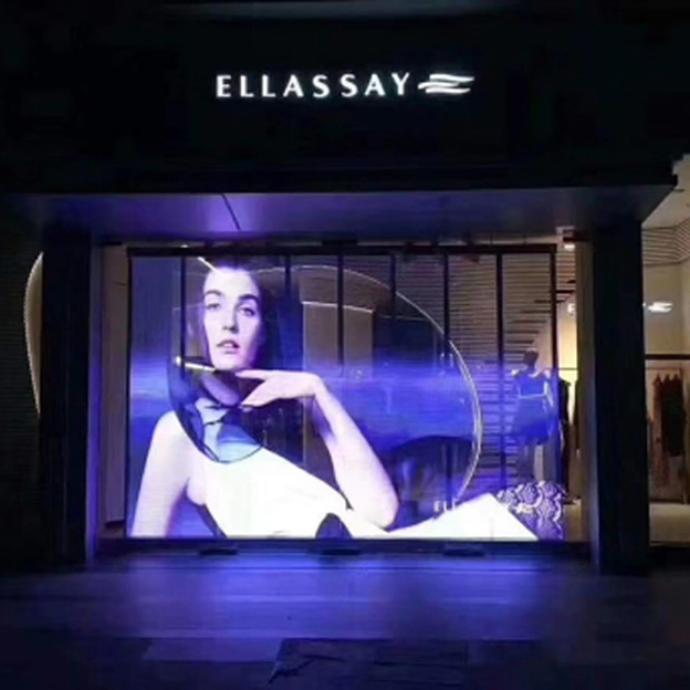 Store Window Advertising Led Display Transparent Led Screen Glass Led Screens